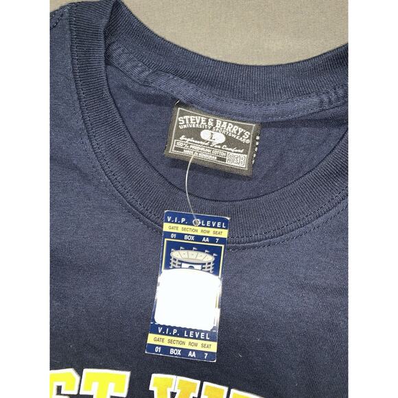 Steve and Barry's University Sportswear T-Shirt West Virginia Mountaineers NWT - Picture 4 of 7